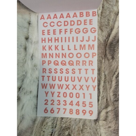 Sticker Book 6 Sheets 8.5" X 4.75" Monthly & Alphabet Stickers - Picture 3 of 4